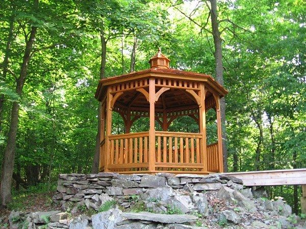 Octagon Wood Gazebo 3