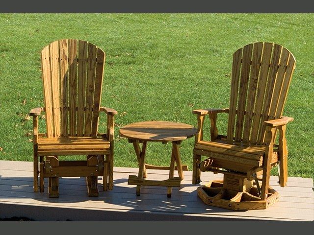 Fanback-Glider-Round-Folding-Table-Fanback-Swivel-Glider