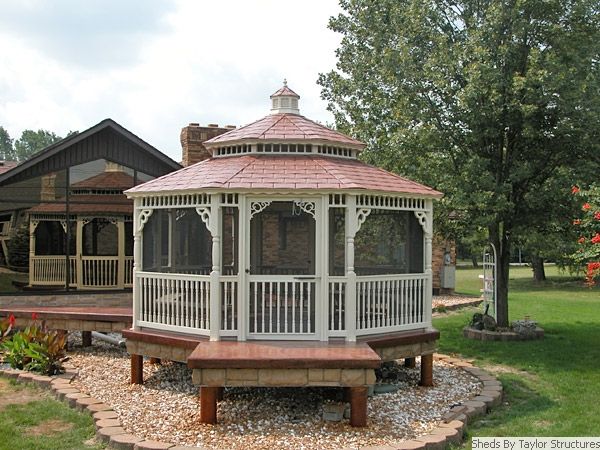 Vinyl Octagon Gazebo 6