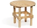 076-round table-wood