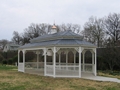 Vinyl Oval Gazebo 1